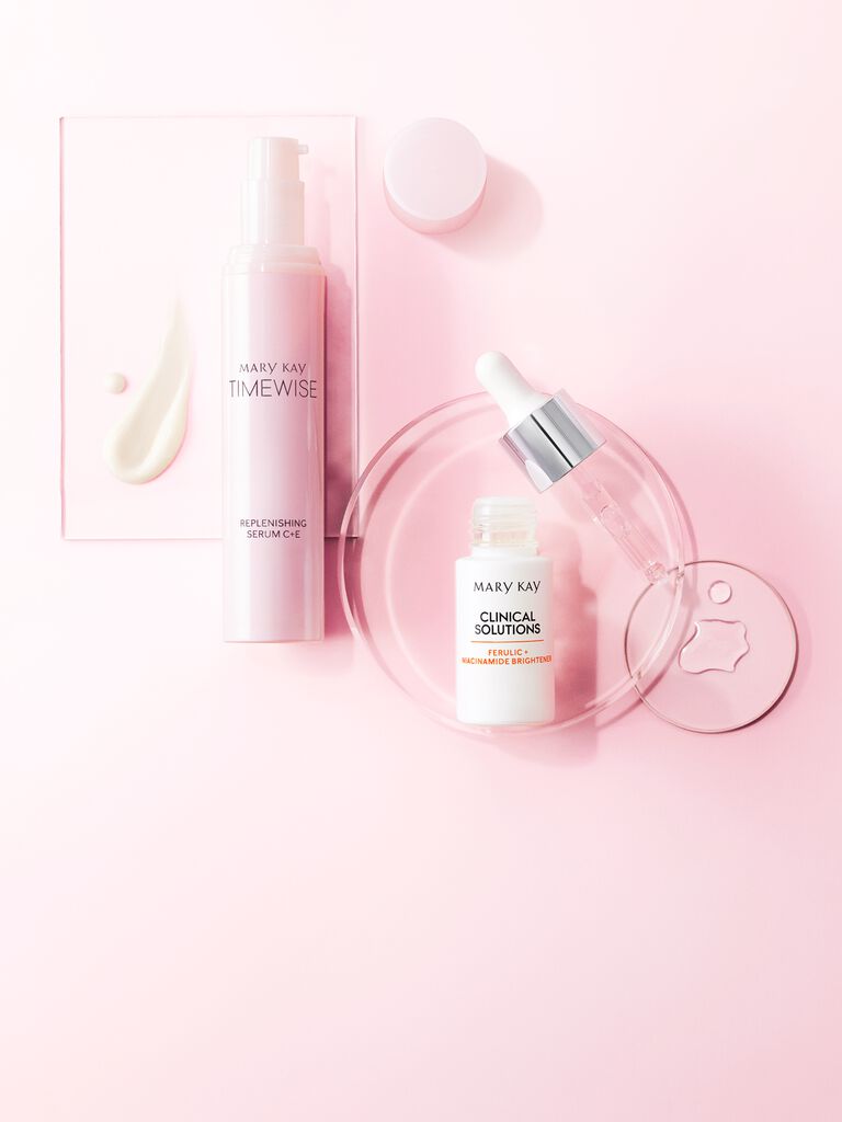 Mary Kay Vitamin C+E Serum and Mary Kay Clinical Solutions Serum