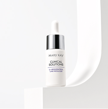 Clinical Solutions C + Resvertrol Line-Reducer bottle on a shelf